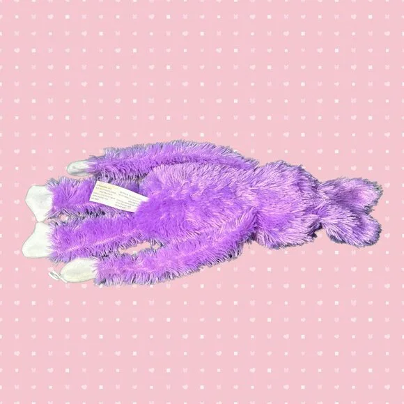 Stuffed Purple Bunny, 14.5" - Picture 7 of 10